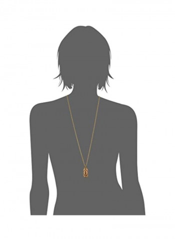 14 Karat Gold Open Enclosed Crucifix Pendant