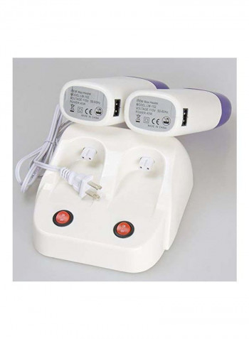 Double Depilatory Wax Heater White/Purple