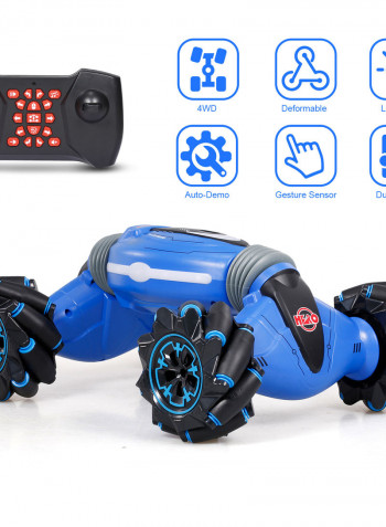 2.4G Twisting Off-Road Vehicle Music Dancing Two Side Driving Gesture Sensing RC Stunt 37.5cm