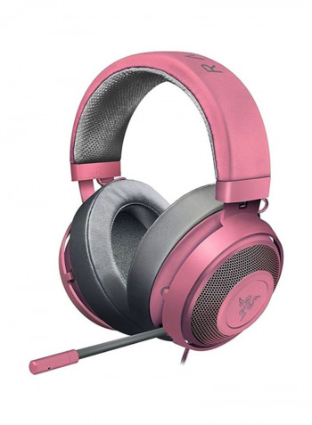 RZ04-02830300-R3M1 Kraken Gaming Headset For PC, Xbox, PS4, Nintendo Switch Pink/Grey