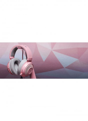 RZ04-02830300-R3M1 Kraken Gaming Headset For PC, Xbox, PS4, Nintendo Switch Pink/Grey