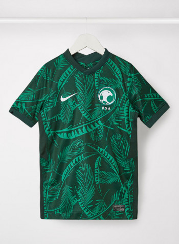 Older Kids Saudi Arabia 2020 Stadium Away Jersey Green