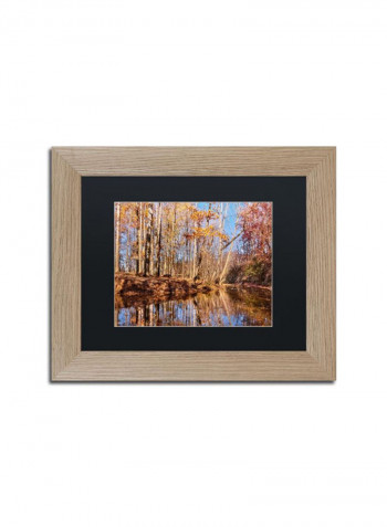 Beaver Creek 7 Birch Frame Wall Art Multicolour 11 x 14inch