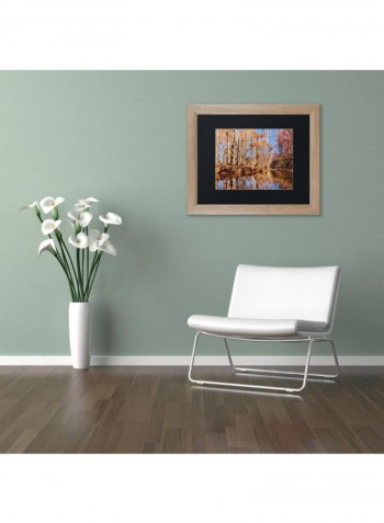 Beaver Creek 7 Birch Frame Wall Art Multicolour 11 x 14inch