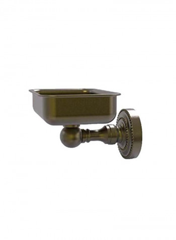 Dottingham Collection Wall Mounted Soap Dish Gold 4.5x3.5x3inch