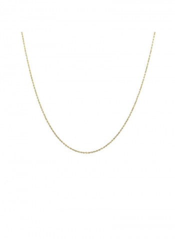 10 Karat Gold Rope Chain Necklace