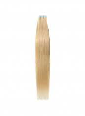 20-Piece Human Hair Tape In Hair Extension Beige 16inch