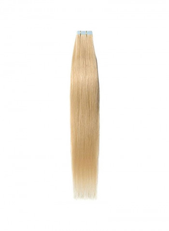 20-Piece Human Hair Tape In Hair Extension Beige 16inch