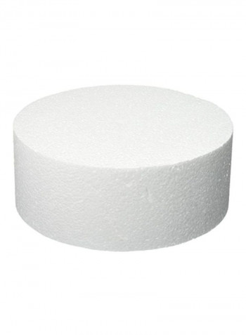Round Cake Dummy White 2x10x4inch
