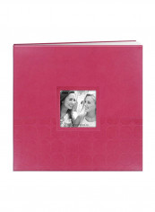 Embossed Post Bound Scrapbook Album Red