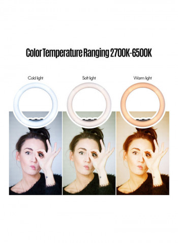 LED Dimmable Ring Light White