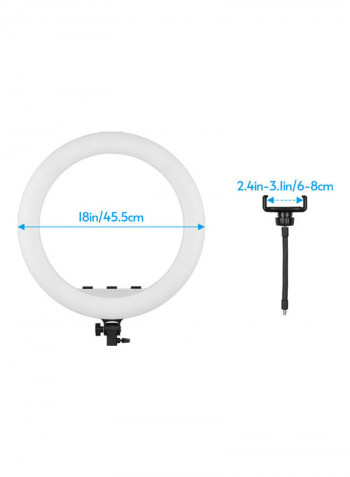 LED Dimmable Ring Light White