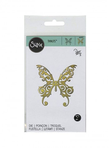 Magical Butterfly Die Cut Gold