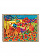 Meadow Of Fairytale Counted Cross Stitch Kit Multicolour