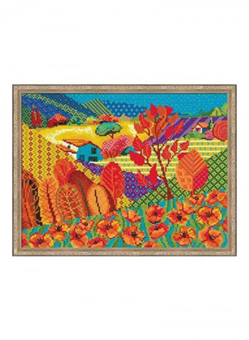 Meadow Of Fairytale Counted Cross Stitch Kit Multicolour