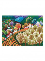 Valley Of Fairytale Counted Cross Stitch Kit Multicolour
