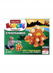 29-Piece Velcro Blocks Construction Kit - Stegosaurus VEL-70194-USA