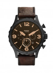 Men's Leather Analog Wrist Watch JR1487