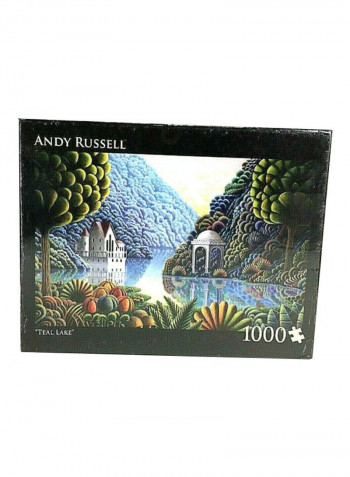 1000-Piece Teal Lake Jigsaw Puzzle Set 1936