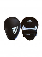 Pair Of Hybrid Curved Punch Mitt Black/White 26x18x9cm