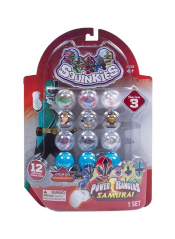 12-Piece Power Ranger Bubble Series 3 Set