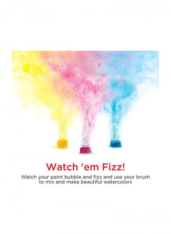 100-Piece Fizzy Paint Mix And Make Watercolour Set 14323 Multicolour