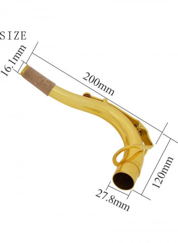 Brass Tenor Saxophone Bend Neck