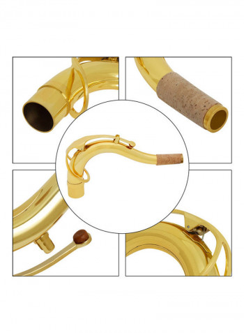 Brass Tenor Saxophone Bend Neck