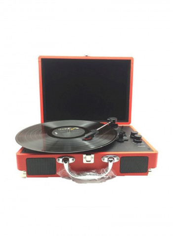 Retro Vinyl Turntable I4529R Red/Silver