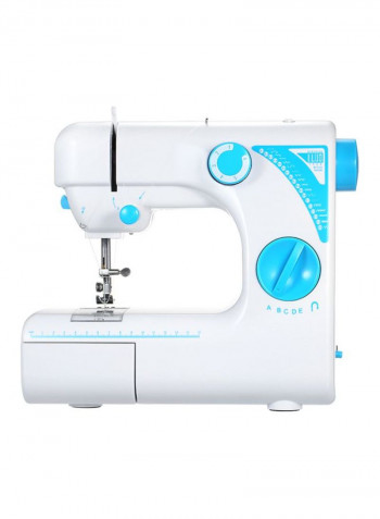 Reverse Function Adjustable Sewing Machine White/Blue
