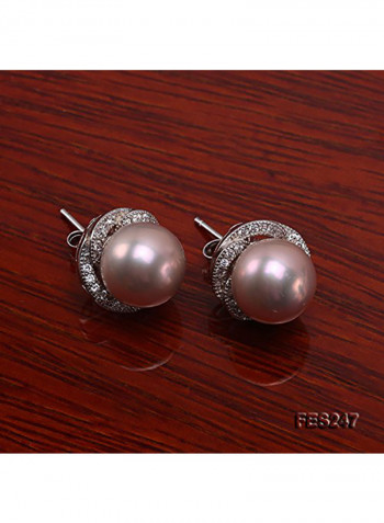 Pearl Ball Metal Studs