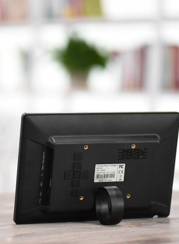 Digital Photo Frame With Remote Control Black
