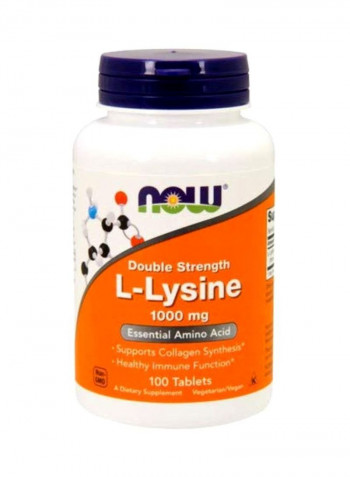 Pack Of 4 L-Lysine Strength - 100 Tablets