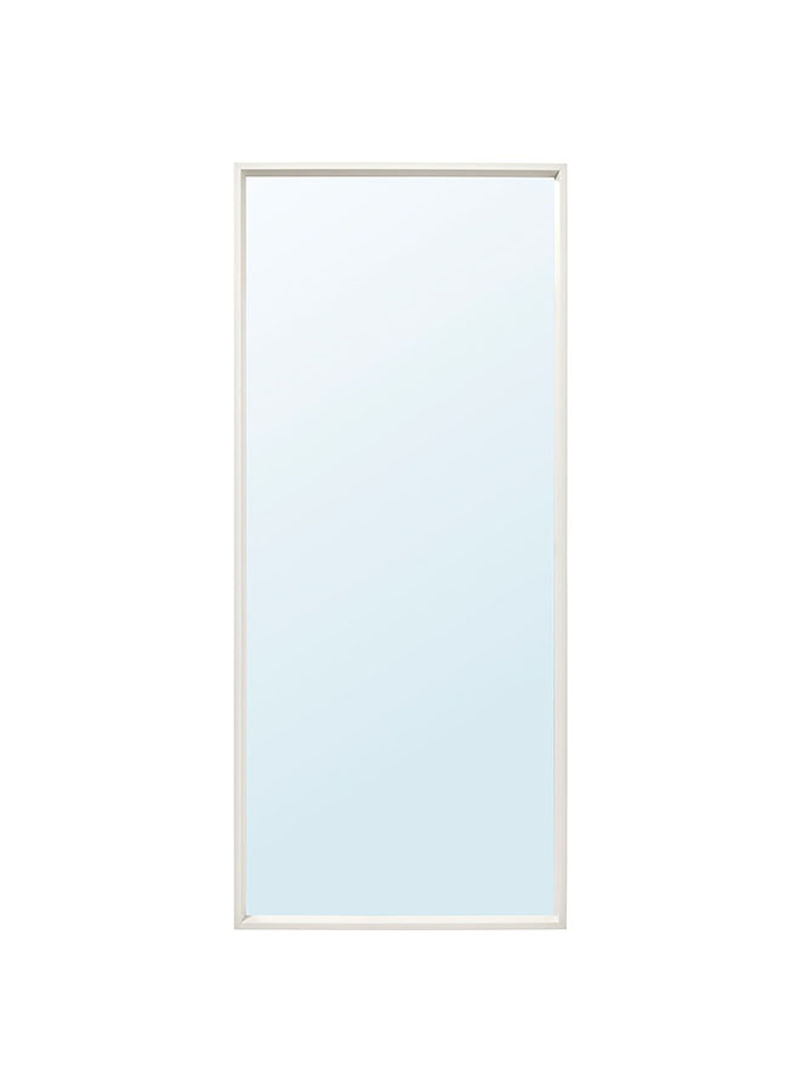 Rectangular Shaped Mirror White 150x65centimeter
