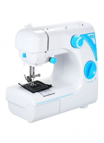 Reverse Function Adjustable Sewing Machine White/Blue