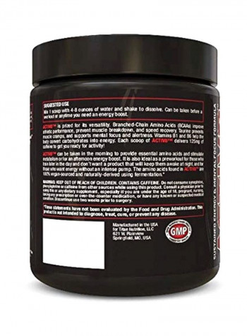ACTIV8  BCAA With Caffeine Supplement