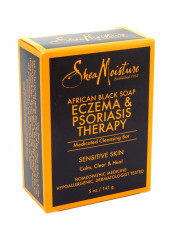 Shea Moisture Soap 5 Ounce Bar African Black (Eczema Therapy) (148ml) (6 Pack) Black/Gold 141g reviews Shea Moisture Soap 5 Ounce Bar African Black (Eczema Therapy) (148ml) (6 Pack) Black/Gold 141g