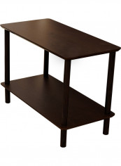2-Tier End Table Black