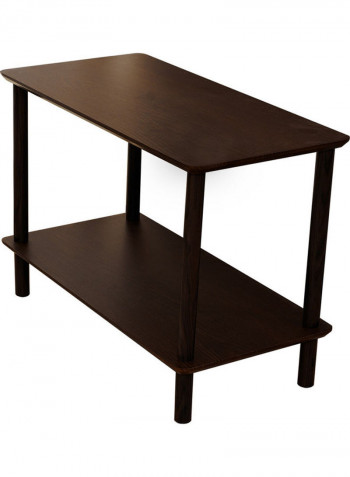 2-Tier End Table Black