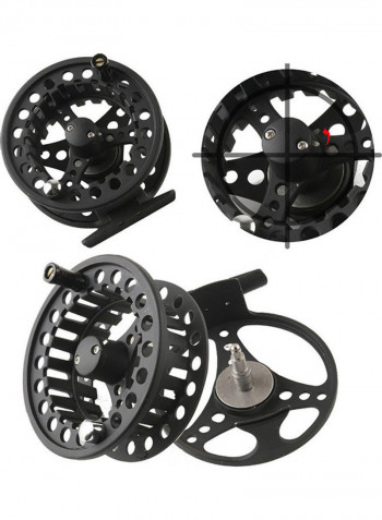 Aluminum Alloy Fly Fishing Reel 12x12x12cm