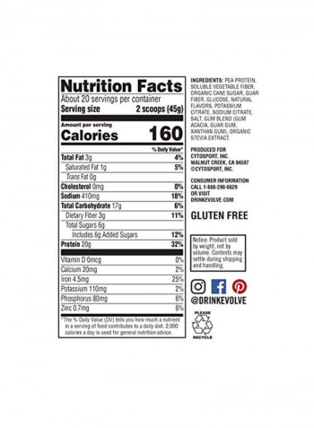 Evolve Protein Powder - Ideal Vanilla
