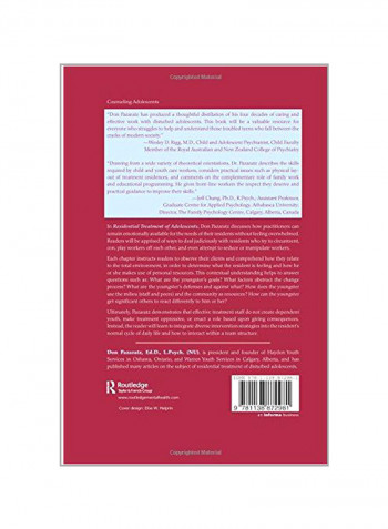Residential Treatment Of Adolescents: Integrative Principles And Practices Paperback