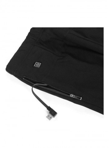USB Rechargeable Heated Baselayer Pants Black
