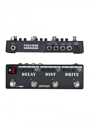 Multi-Effects Pedal Strip With Tuner