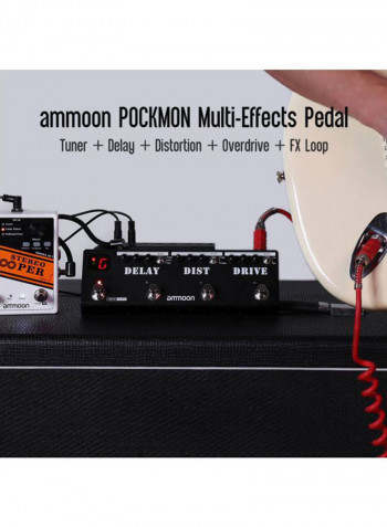 Multi-Effects Pedal Strip With Tuner