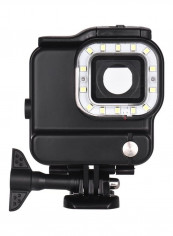 Waterproof 2-In-1 Action Camera Case With LED Light 8 x8.5x4centimeter Black/White reviews Waterproof 2-In-1 Action Camera Case With LED Light 8 x8.5x4centimeter Black/White