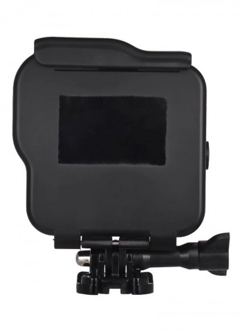Waterproof 2-In-1 Action Camera Case With LED Light 8 x8.5x4centimeter Black/White