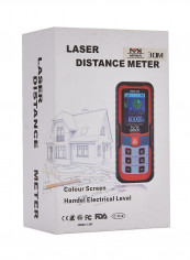 Laser Distance Meter With Handel Multicolour 30meter