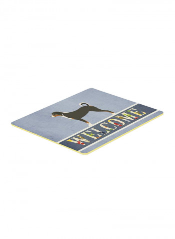 Appenzeller Sennenhund Welcome Kitchen Mat Multicolour 18 x 18inch