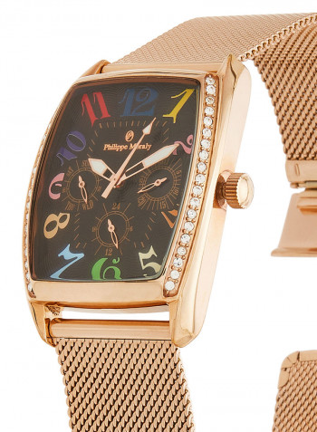 Women's Stainless Steel Analog Wrist Watch LS1032QRO